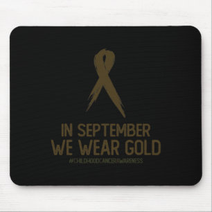 Mousepad Mês De Consciência Do Cancer Infantil Em Setembro