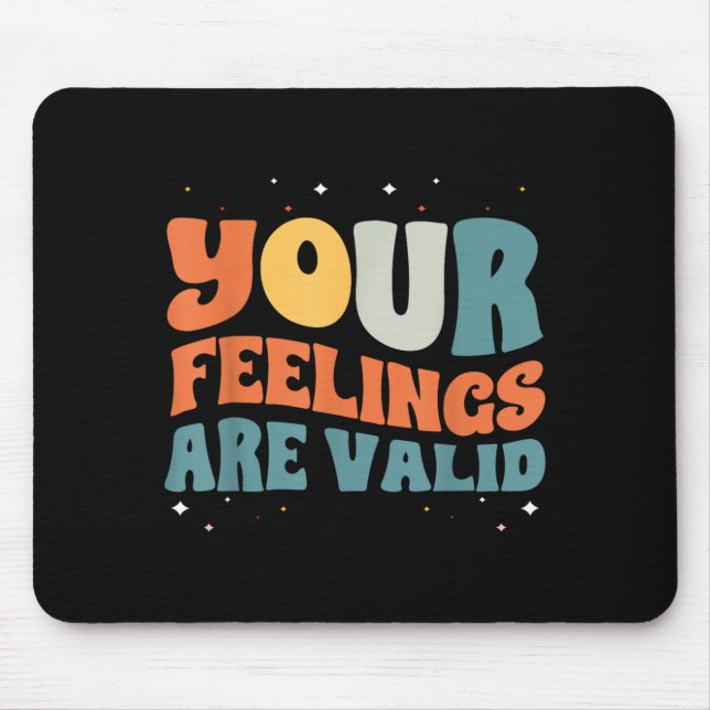 Mousepad Mês de Conscientização da Saúde Mental Pessoas Com (Frente)