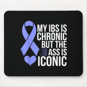 Mousepad Mês de Conscientização da Síndrome do Intestino Ir