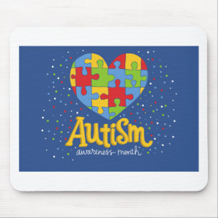 Mousepad mês de conscientização sobre autismo