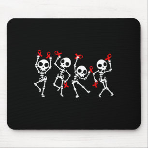 Mousepad Mês de Conscientização sobre Doenças Cardíacas Esq