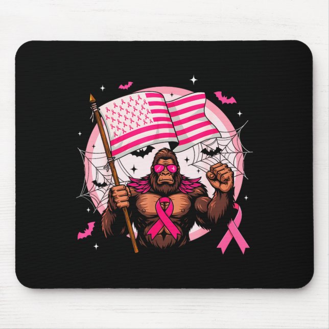 Mousepad Mês de conscientização sobre o câncer de mama com  (Frente)