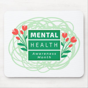 Mousepad Mês de Conscientização sobre Saúde Mental