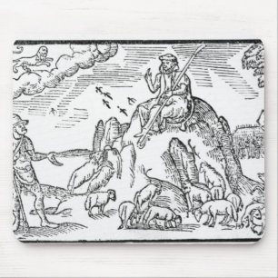 Mousepad Mês de julho, 'do Shepheardes Calendar