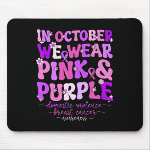 Mousepad Mês De Sensibilização Para A Violência Doméstica E
