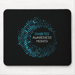 Mousepad Mês de Sensibilização para os Diabetes T1 e T2