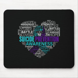 Mousepad Mês Digital de Prevenção e Conscientização da Saúd