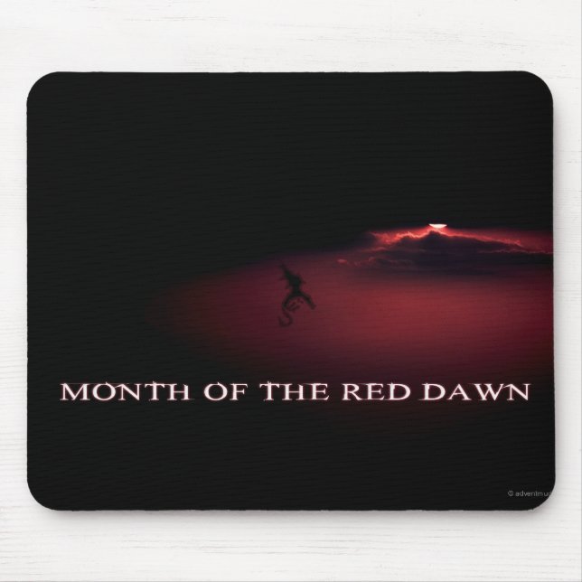Mousepad Mês do alvorecer vermelho - janeiro - Cedric (Frente)
