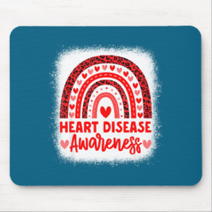 Mousepad Mês do Coração de Conscientização sobre Doenças Ca