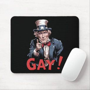 Mousepad Mês do Orgulho Aliado Gay LGBT Engraçado