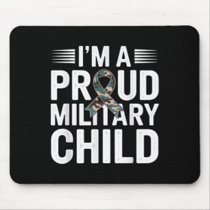 Mousepad Mês Figurino Militar Da Criança Im Orgulhoso Qui M