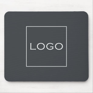 Mousepad Mesa de Computador Cinza Carvão Logo Personalizado