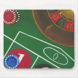 Mousepad Mesa de rolha com calhas e rodas