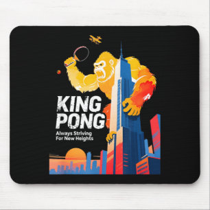 Mousepad Mesa de Tênis Engraçada Estilo de Poster de Fã do