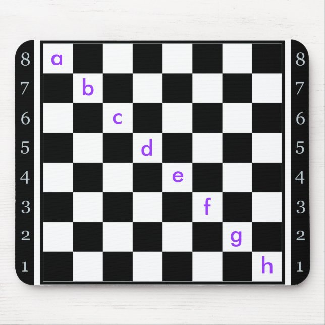 Mousepad mesa de xadrez clássico (Frente)