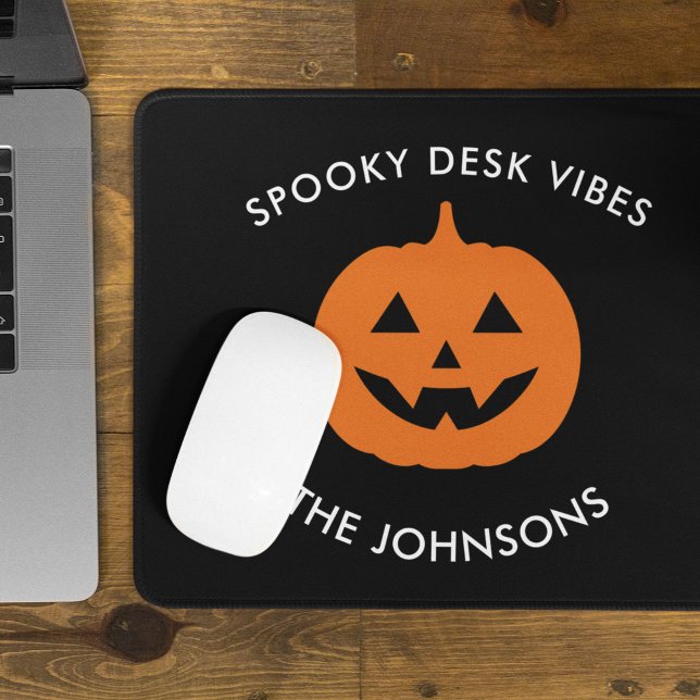 Mousepad Mesa Mínima de Spookies - Halloween Personalizado (Criador carregado)