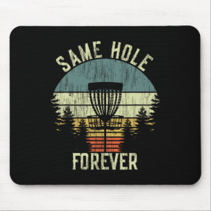 Mousepad Mesmo Buraco Para Sempre Camisa Divertida de Golfe