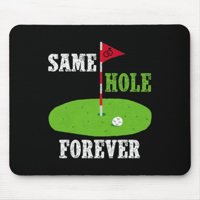 Mousepad Mesmo Buraco Para Sempre Noivo Despedida de Soltei (Frente)