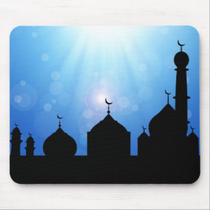 Mousepad Mesquita feliz de Eid com Sunrays