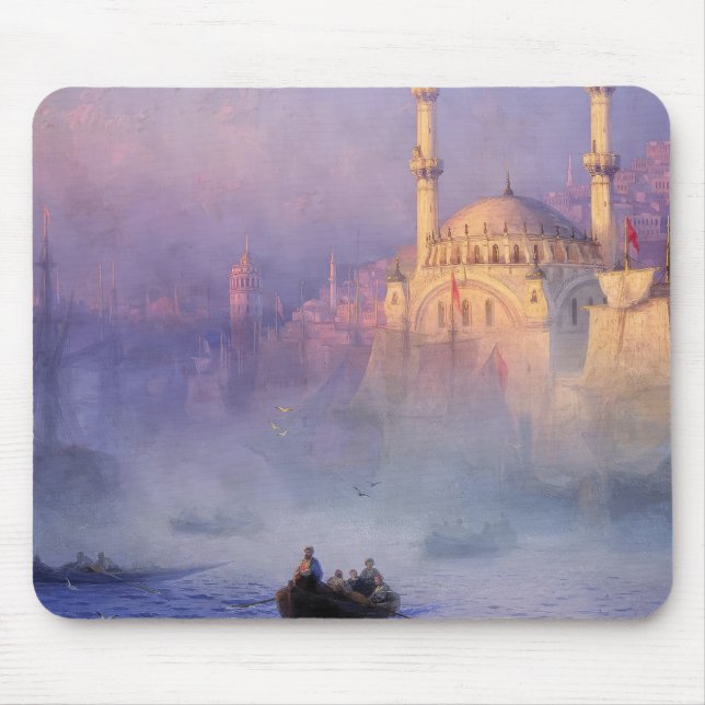 Mousepad Mesquita Nusretiye Século XIX Arte Fina de Istambu (Frente)