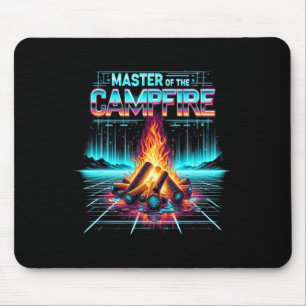 Mousepad Mestre Da Fogueira Pai Homens Entusiasta De Acampa