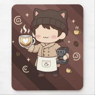 Mousepad Mestre do Café Especialista em Espresso Arte