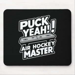 Mousepad Mestre do Disco Design Divertido de Air-hockey