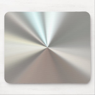 Mousepad Metal de prata artístico