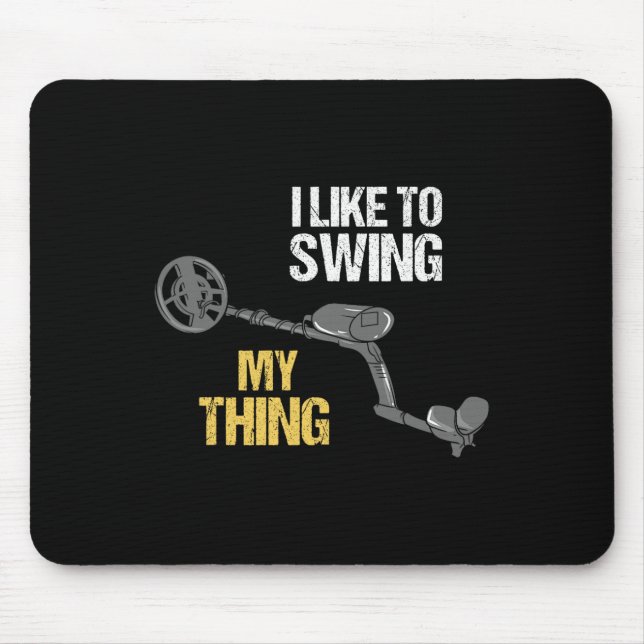 Mousepad Metal Detecting Metal Detector Dirt Fishing  (Frente)