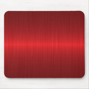 Mousepad metal escovado vermelho