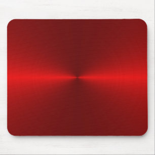 Mousepad metal escovado vermelho