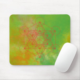 Mousepad Metatron, chakra,zen,geométrico sagrado, anjo