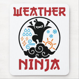 Mousepad Meteorologista Meteorologista Ninja meteorologista