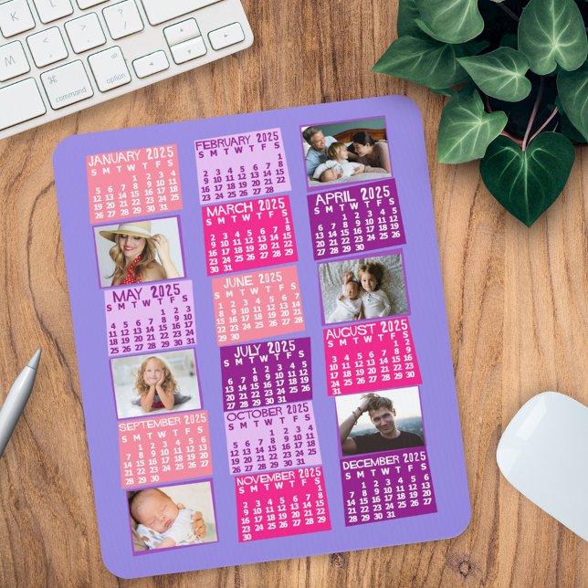 Mousepad Método de Cód. Foto de Colagem de Calendário Mensa (Criador carregado)
