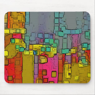Mousepad "Metrô" Arte Geométrica