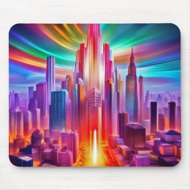 Mousepad Metro Rainbow (Frente)