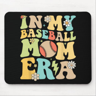 Mousepad Meu Baseball Mãe Era Engraçado Beisebol Mamãe Mãe