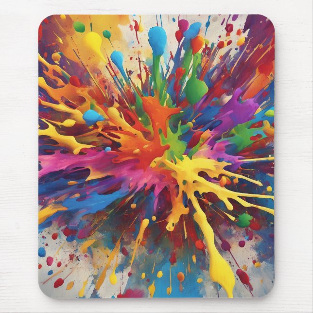 Mousepad Meu Bloco De Mouse Colorido (Frente)