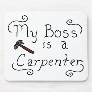 Mousepad Meu chefe é um carpinteiro judaico