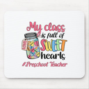 Mousepad Meu Cl É Cheio Do Professor De Pré-Escolas De Doce