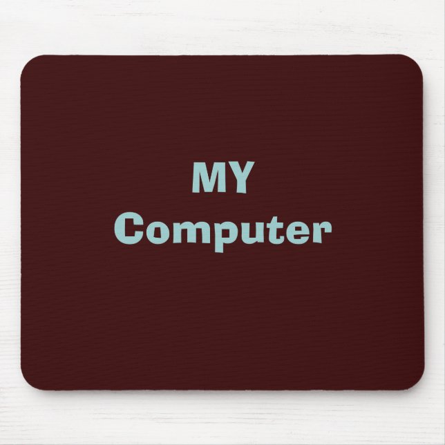 Mousepad MEU computador (Frente)