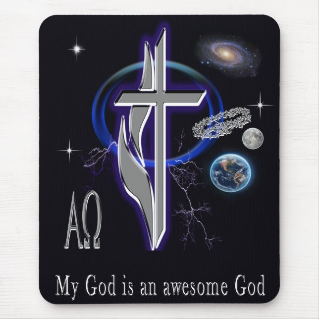 Mousepad Meu Deus é um Deus incrível (Frente)