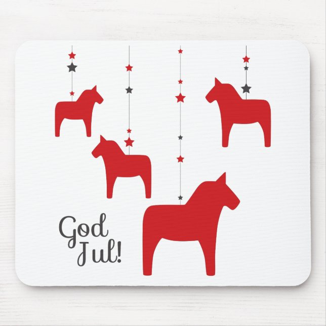 Mousepad Meu Deus! Pad do Rato Dala Horse (Frente)