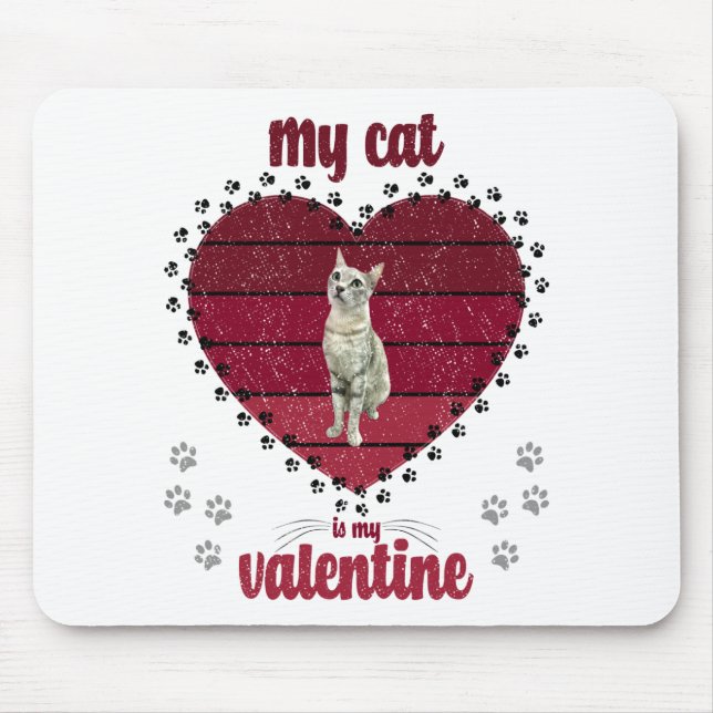 Mousepad Meu Gato É Meu Namorados (Frente)