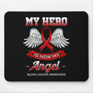 Mousepad Meu Herói É Meu Tumor Líquido De Cancer De Anjo