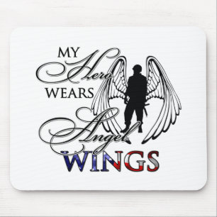 Mousepad Meu herói veste as asas do anjo