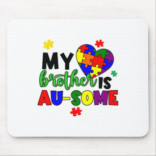 Mousepad Meu Irmão É Autismo Sensibilizado Mãe Pai