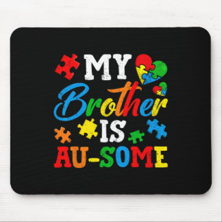 Mousepad Meu Irmão É In-crível Conscientização do Autismo S