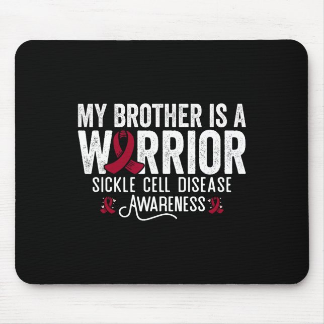 Mousepad Meu Irmão É Um Guerreiro, Anemia De Células Falsif (Frente)