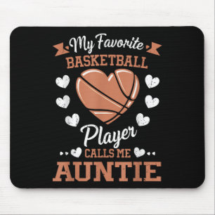 Mousepad Meu Jogador De Basquete Favorito Me Chama De Tia